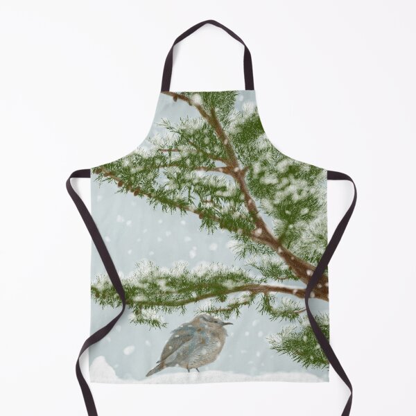 Item preview, An adorable bird in the snow designed and sold by greenPQBstudio.