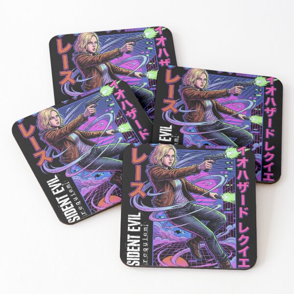 Item preview, Cyberpunk synthwave Retro Grace Ashcroft RE9 Alyssa Outbreak Connection designed and sold by Senpaiwaves.