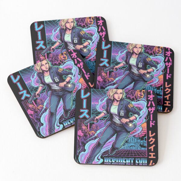 Item preview, Retro Cyberpunk Grace Ashcroft Resident Evil 9 Face Fears designed and sold by Senpaiwaves.
