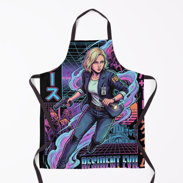 Item preview, Retro Cyberpunk Grace Ashcroft Resident Evil 9 Face Fears designed and sold by Senpaiwaves.