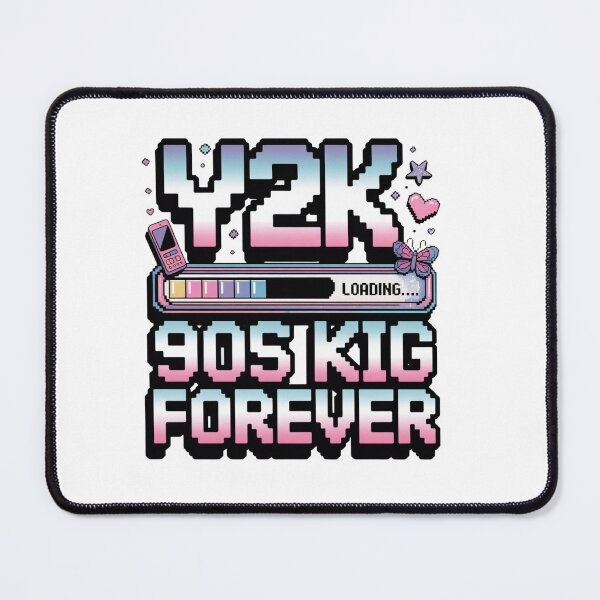 Item preview, Y2K Loading – 90s Kid Forever Retro Tee designed and sold by Ashley critters.