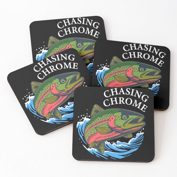 Item preview, Chasing Chrome Sea Run Cutthroat Fly Fishing designed and sold by Stag Prime Shop.