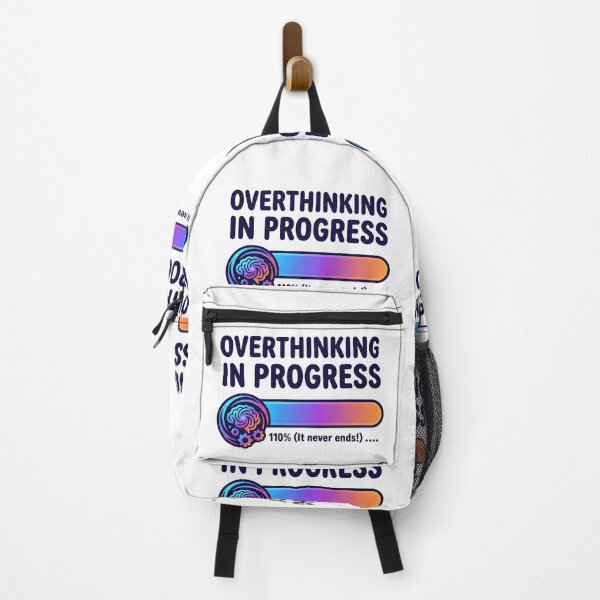 Item preview, overthink, thoughts, stress, mental health, mindfulness designed and sold by TrueArtVibes.
