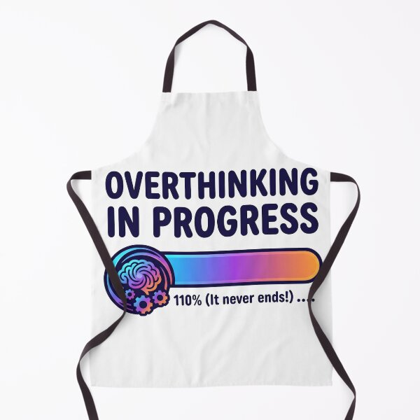 Item preview, overthink, thoughts, stress, mental health, mindfulness designed and sold by TrueArtVibes.
