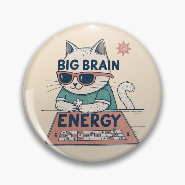 Item preview, Big Brain Energy Cat – Smart & Stylish designed and sold by Artiviose.