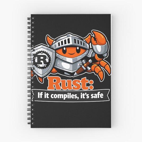 Item preview, Rust If It Compiles It Is Safe Funny Developer designed and sold by Zenith Design.