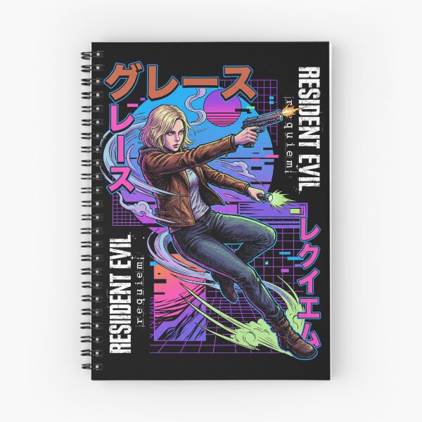 Item preview, Cyberpunk synthwave Retro Grace Ashcroft FBI RE Requiem Jumpscare Queen designed and sold by Senpaiwaves.