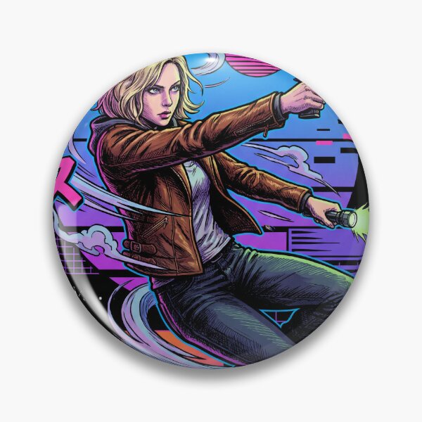 Item preview, Cyberpunk synthwave Retro Grace Ashcroft FBI RE Requiem Jumpscare Queen designed and sold by Senpaiwaves.