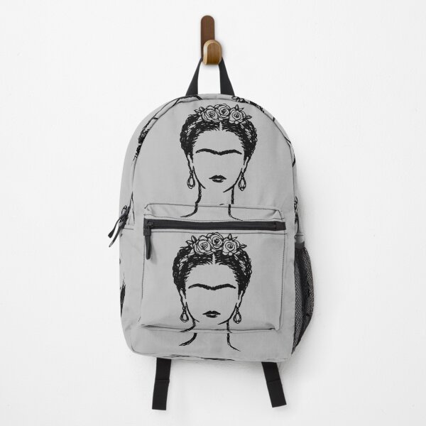 Item preview, Frida Kahlo Inspired Scribble Line Art Portrait designed and sold by Shoot-The-Moon.