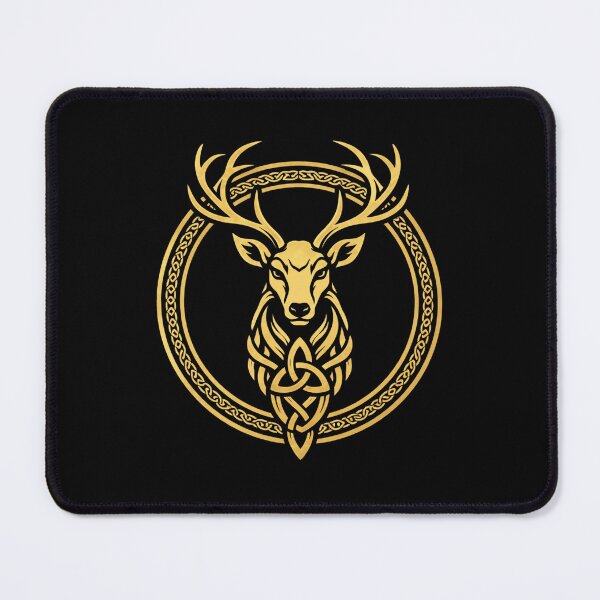 Item preview, Celtic Stag Guardian – Sacred Deer Emblem | Gold Sigil by Oblivion Rise designed and sold by OblivionRise.