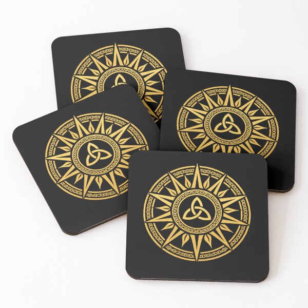 Item preview, Celtic Solar Crown – Eternal Sun Sigil | Gold Emblem by Oblivion Rise designed and sold by OblivionRise.