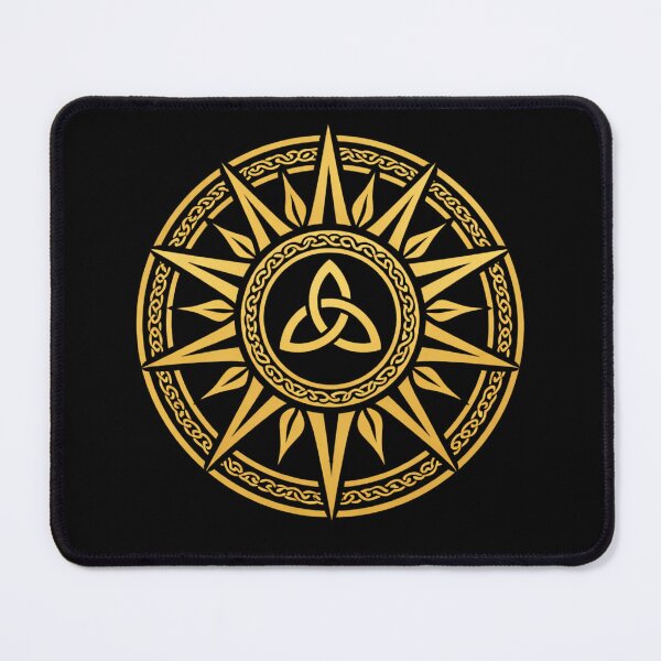 Item preview, Celtic Solar Crown – Eternal Sun Sigil | Gold Emblem by Oblivion Rise designed and sold by OblivionRise.