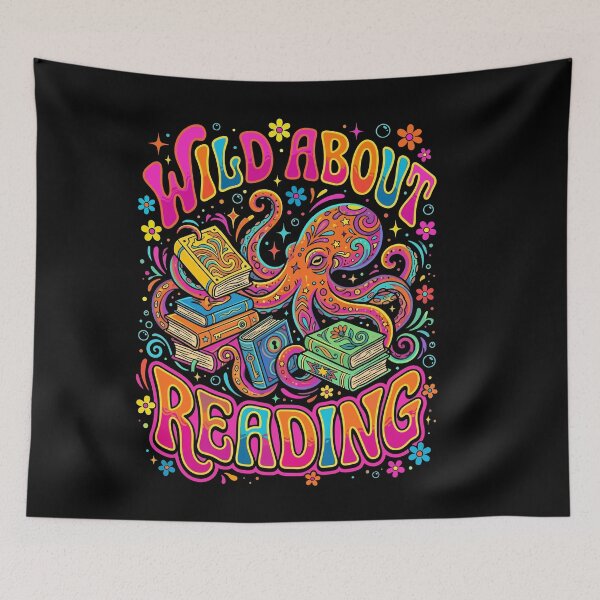 Item preview, Wild About Reading Book Lovers designed and sold by YalenArt.