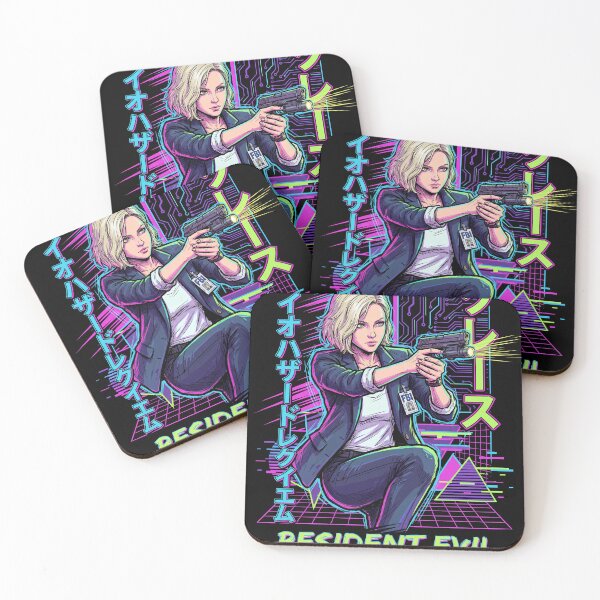 Item preview, Retro Cyberpunk Synthwave Grace Ashcroft Resident Evil Requiem FBI Analyst Design designed and sold by Senpaiwaves.