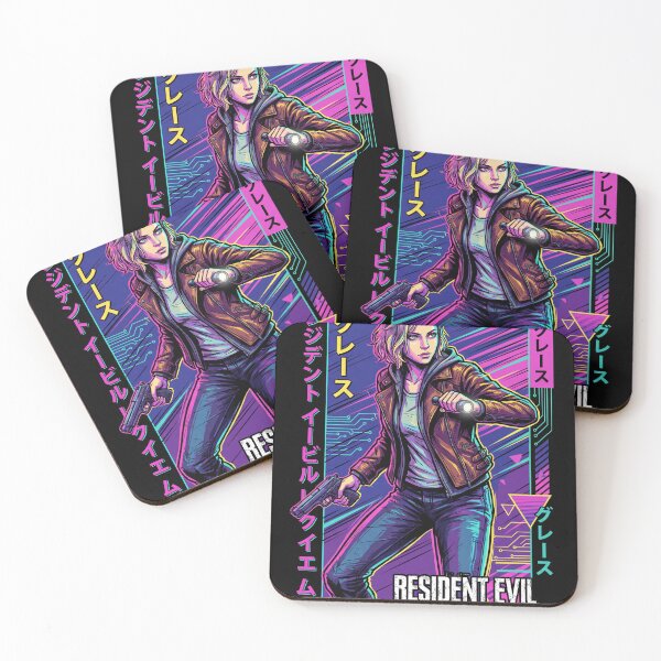 Item preview, Grace Ashcroft Resident Evil Requiem FBI Analyst Design Cyberpunk Neon Color designed and sold by Senpaiwaves.