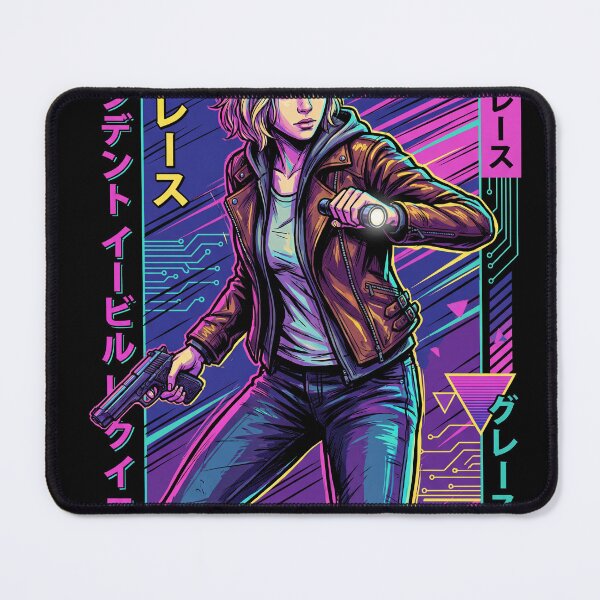 Item preview, Grace Ashcroft Resident Evil Requiem FBI Analyst Design Cyberpunk Neon Color designed and sold by Senpaiwaves.