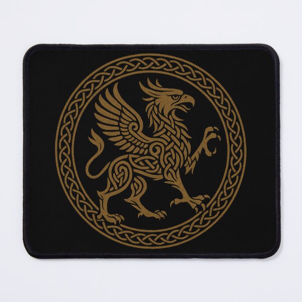 Item preview, Celtic Griffin – Royal Golden Protector | Mythic Knotwork Creature by Oblivion Rise designed and sold by OblivionRise.