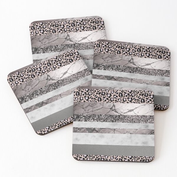 Item preview, Leopard Marble Stripes Glam 1 (Photo of Glitter Only - Not Reflective) designed and sold by Anita's & Bella's Art.