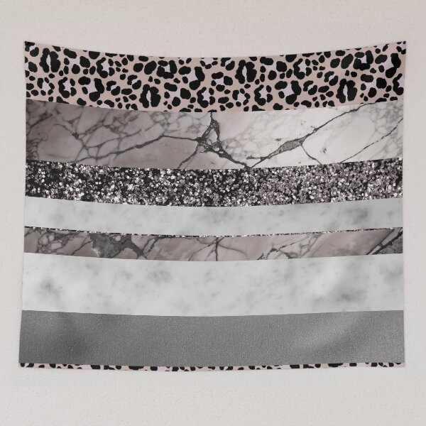 Item preview, Leopard Marble Stripes Glam 1 (Photo of Glitter Only - Not Reflective) designed and sold by Anita's & Bella's Art.