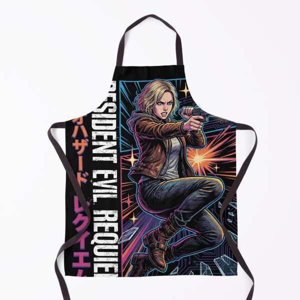 Item preview, Grace Ashcroft RE9 Mysterious Death Probe Retro Cyberpunk Neon Colors designed and sold by Senpaiwaves.