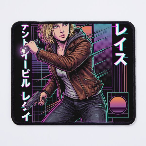 Item preview, Grace Ashcroft Resident Evil Requiem Walkthrough Retrowave Future Cyberpunk Design designed and sold by Senpaiwaves.