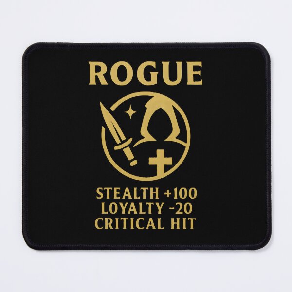 Item preview, Rogue – Fantasy RPG T-Shirt for Stealthy Adventurers designed and sold by WhisperFrame.
