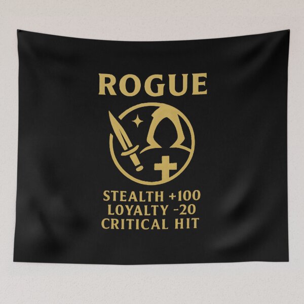 Item preview, Rogue – Fantasy RPG T-Shirt for Stealthy Adventurers designed and sold by WhisperFrame.