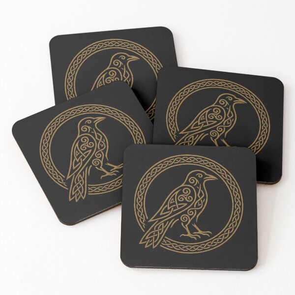Item preview, Morrigan Raven – Fate & Battle Sigil | Celtic Goddess Gold Emblem by Oblivion Rise designed and sold by OblivionRise.