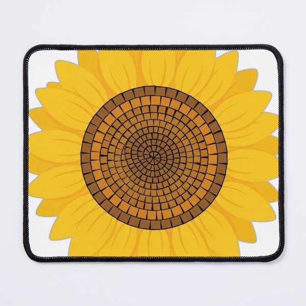 Item preview, Sunflower Bloom Icon v2 — Mosaic Center 07 designed and sold by pumsquare.