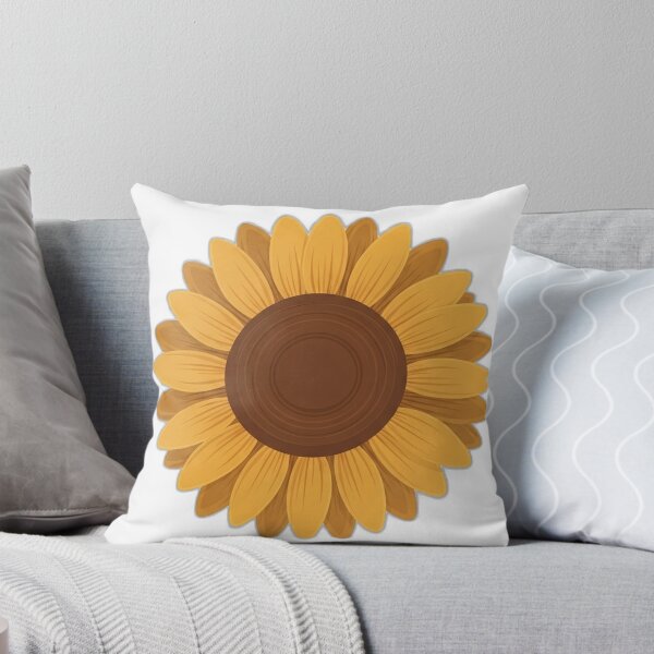 Item preview, Sunflower Bloom Icon v2 — Retro 70s Palette 08 designed and sold by pumsquare.