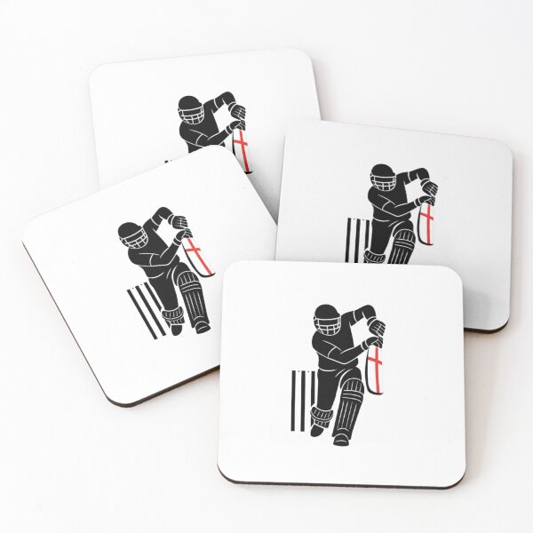 Item preview, England Cricket Silhouette Batsman Cricket Art Design designed and sold by thesmilngnature.