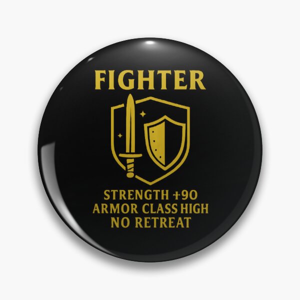 Item preview, Fighter – Fantasy RPG T-Shirt for Battle-Hardened Heroes designed and sold by WhisperFrame.
