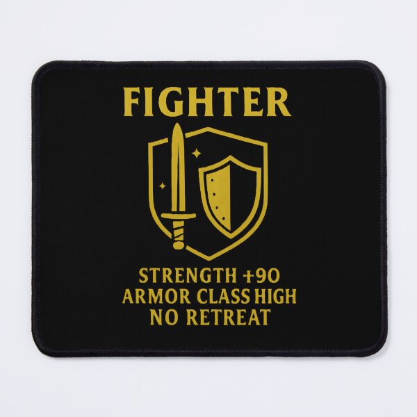 Item preview, Fighter – Fantasy RPG T-Shirt for Battle-Hardened Heroes designed and sold by WhisperFrame.