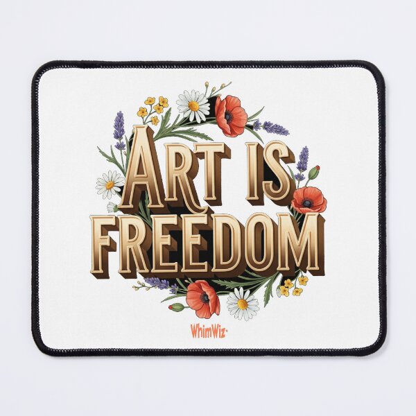 Item preview, Art is Freedom - WhimWiz Funny & Quirky Gift Ideas designed and sold by WhimWiz.