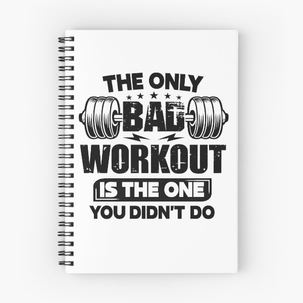 Item preview, The only bad workout is no workout at all – Fitness Motivation Design designed and sold by Mavriboy.