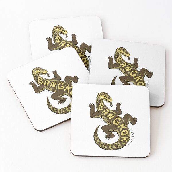 Item preview, Bangkok, Thailand Souvenir Vinyl Sticker - Monitor Lizard designed and sold by Justinerye.