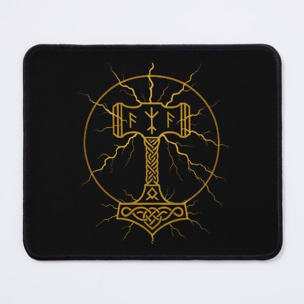 Item preview, Mjölnir – Norse Thunder Hammer Cosmic Symbol | OblivionRise designed and sold by OblivionRise.