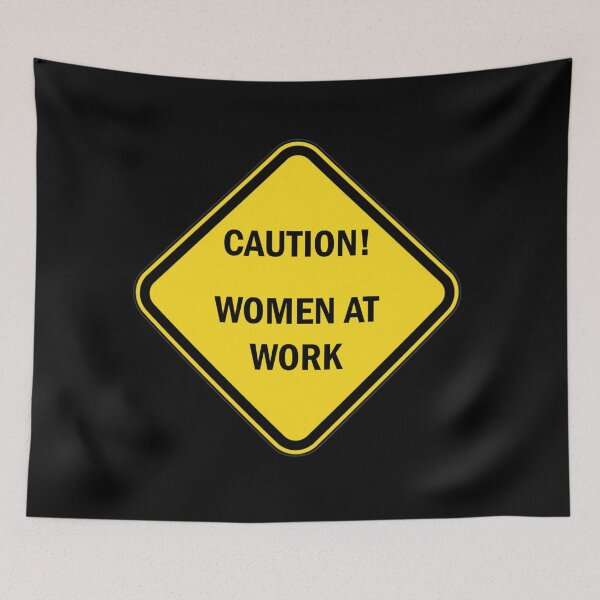 Item preview, CAUTION! WOMEN AT WORK designed and sold by lefilledufilm.