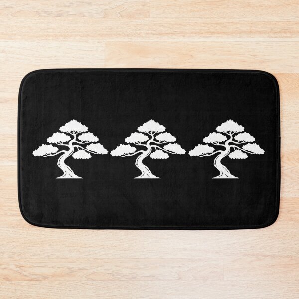 Item preview, Simple Japanese Logo - Three Matsu Pine Tree Silhouettes (white version) designed and sold by Studio-MiMi.