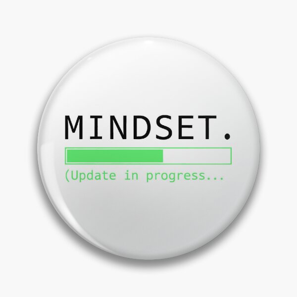 Item preview, Mindset Update Loading – Personal Growth Motivation Design designed and sold by Fuechse.