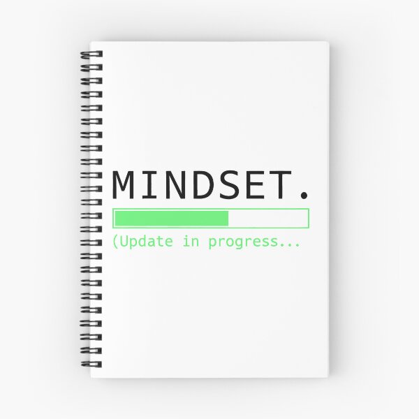 Item preview, Mindset Update Loading – Personal Growth Motivation Design designed and sold by Fuechse.