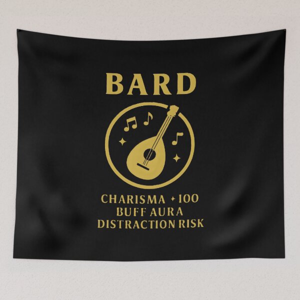 Item preview, Bard – Fantasy RPG T-Shirt for Charismatic Adventurers designed and sold by WhisperFrame.