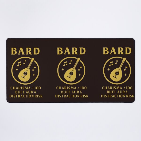 Item preview, Bard – Fantasy RPG T-Shirt for Charismatic Adventurers designed and sold by WhisperFrame.