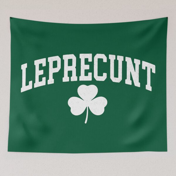 Item preview, Leprecunt Shamrock Tee | St. Patrick's Day Funny Irish Shirt designed and sold by NguboNorento.