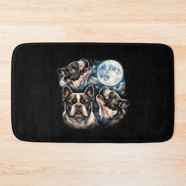 Item preview, Three French Bulldog Moon Vintage 90s Airbrush Y2K Grunge Graphic designed and sold by EvrmoodCo.