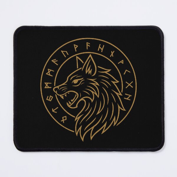 Item preview, Fenrir – Runic Devourer Sigil | Norse Wolf Symbol Art by Oblivion Rise designed and sold by OblivionRise.
