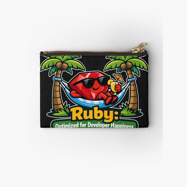 Item preview, Ruby Optimized For Developer Happiness Tech Design designed and sold by Zenith Design.