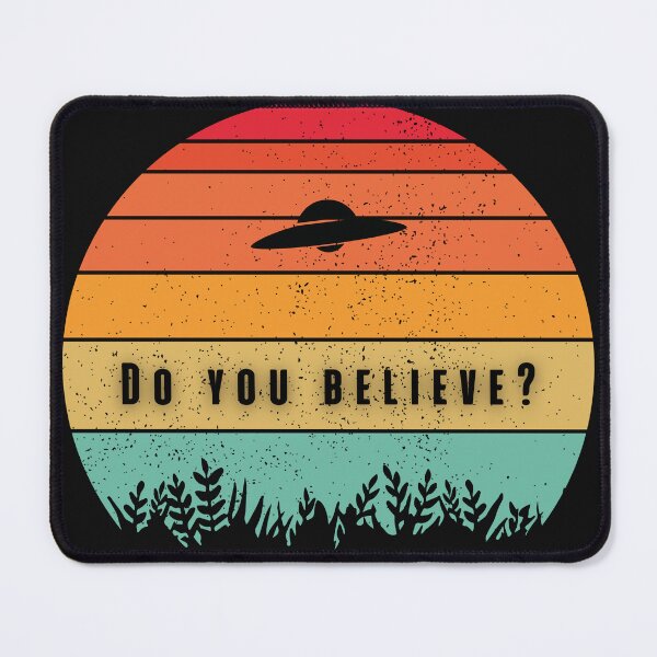 Item preview, Do You Believe ? UFO Retro sunset designed and sold by The-Tee-Box.