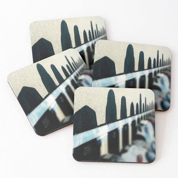 Item preview, Urban Oscillogram | Signal Wave Shadows | Minimalist Tech & Street Photography designed and sold by SergioMiklos.