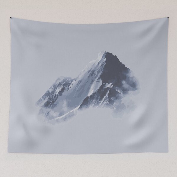 Item preview, Snowy Mountain Peak Rising Through Mist designed and sold by Arturo Daniel Garcia Palomo.